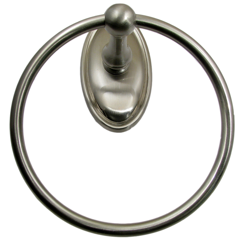 Rusticware 8486-SN Mapleridge Towel Ring in Satin Nickel